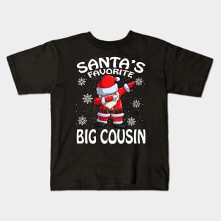 Santas Favorite Big Cousin Christmas Kids T-Shirt
